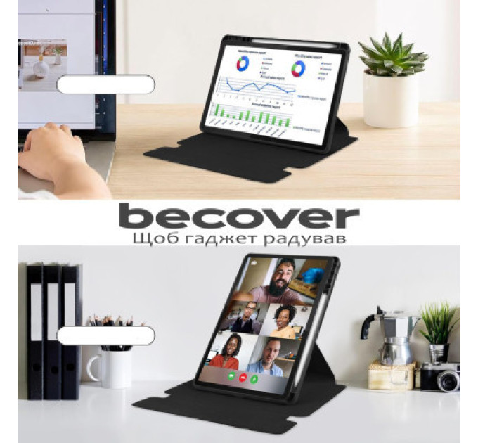 BeCover Чохол до планшета BeCover Keyboard 360° Rotatable Lenovo Tab M11 (2024) TB-TB330FU/Xiaoxin Pad 11 (2024) 11" Black (711074)