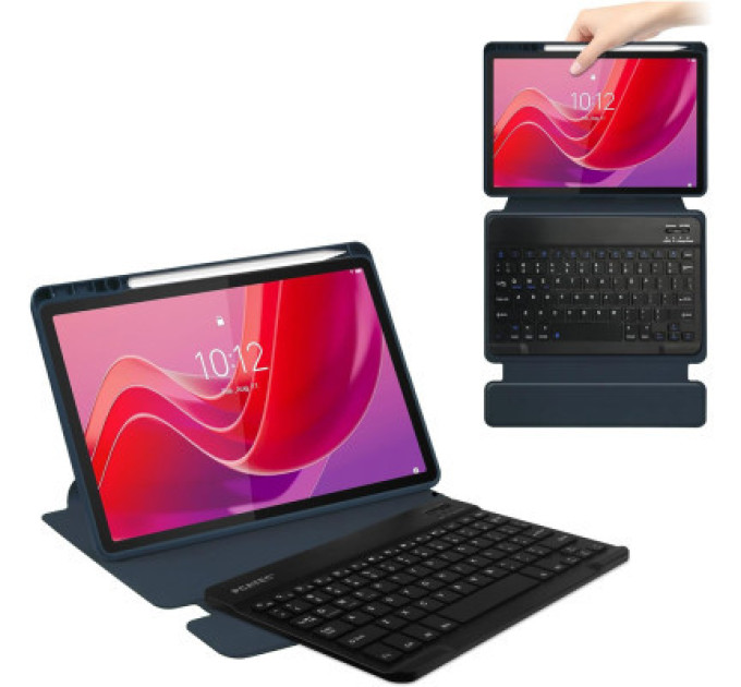 BeCover Чохол до планшета BeCover Keyboard 360° Rotatable Lenovo Tab M11 (2024) TB-TB330FU/Xiaoxin Pad 11 (2024) 11" Deep Blue (711075)