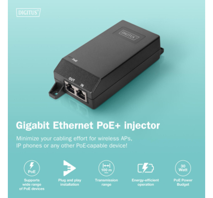 Digitus Адаптер PoE Digitus DN-95103-3