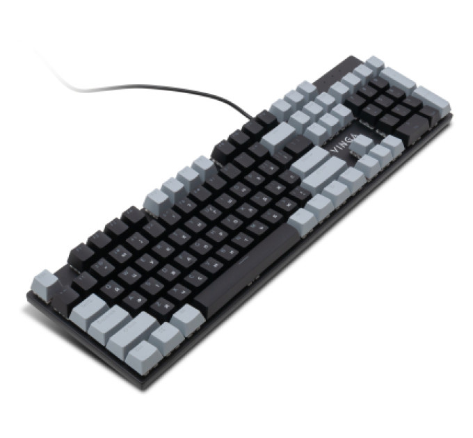 Vinga Клавіатура Vinga KBGM-090 LED Blue Switch USB Grey/Black (KBGM-090BL Grey/Black)