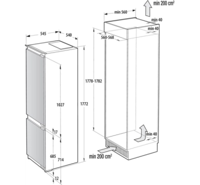 Gorenje Холодильник Gorenje NRKI517E42