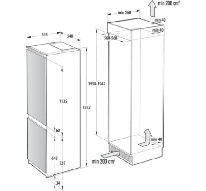 Gorenje Холодильник Gorenje NRKI519E41