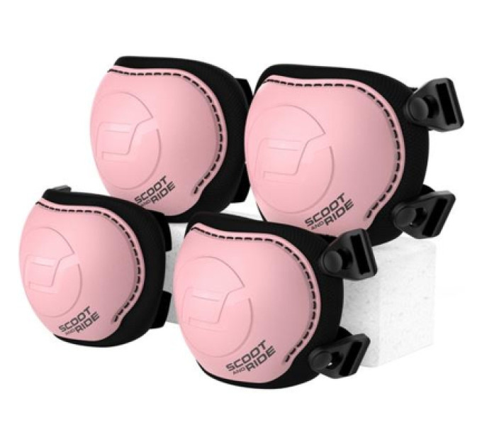 Scoot&Ride Комплект захисту Scoot&Ride рожевий, для дитини XXS, до 25 кг (SR-230925-ROSE)