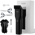 Enchen Машинка для стрижки Xiaomi Enchen Boost Black Set + Пеньюар і ножниці