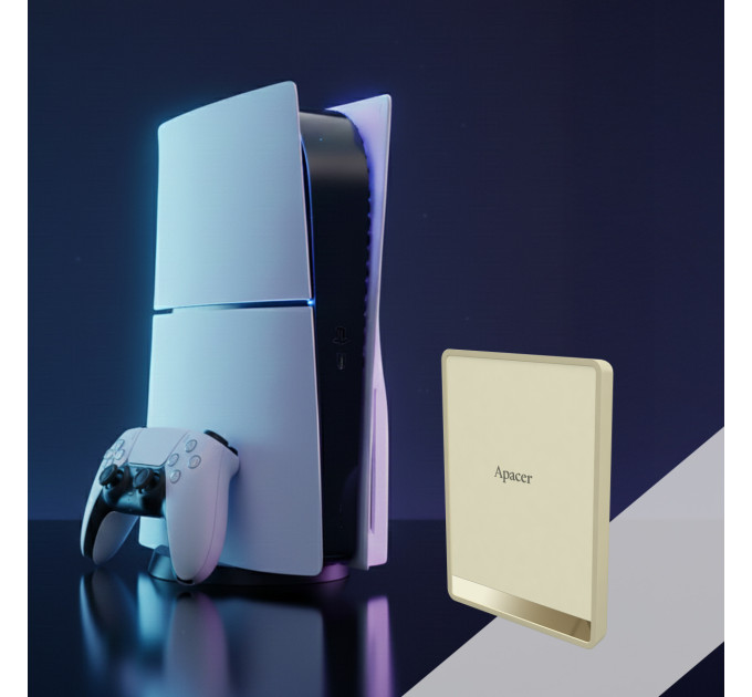 Apacer Накопичувач зовнішній SSD USB 512GB Apacer AS724 Cream (AP512GAS724C-1)