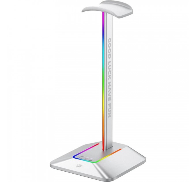 Тримач для навушників FragON Watchtower 2U RGB Silver (FGLHH22WTWTR2URGB)