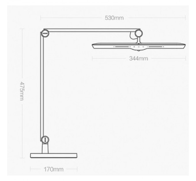 Yeelight Настільна лампа Yeelight LED Light Reducing Smart Desk Lamp V1 Apple Homekit (YLTD08YL)