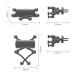 Essager Універсальний автотримач Essager Tourist Gravity Car Mount Phone Holder Black (EZJZL-TR01)