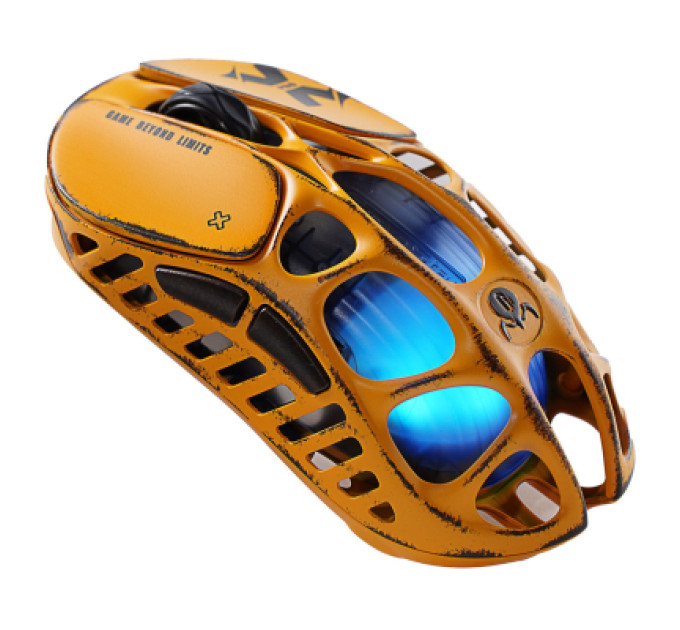 GravaStar Мишка GravaStar Mercury X Pro 8K RGB Wireless/Bluetooth/USB Battle-Worn Yellow (GS_X_PRO_YLW)
