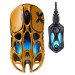 GravaStar Мишка GravaStar Mercury X Pro 8K RGB Wireless/Bluetooth/USB Battle-Worn Yellow (GS_X_PRO_YLW)