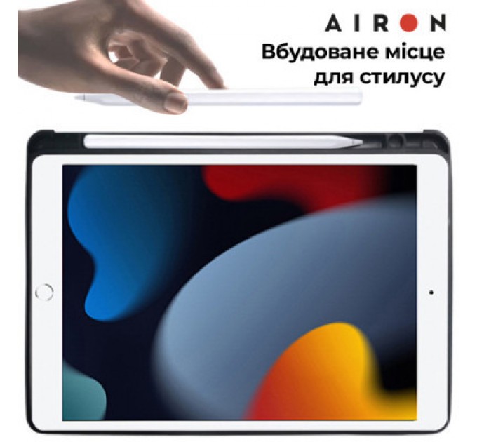 AirOn Чохол до планшета AirOn Premium iPad 10.2" 2019/2020/2021 7/8/9th Gen та Air 3 + Keyboard (4822352781112)