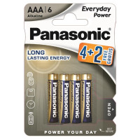 Батарейка Panasonic AAA Everyday Power * 6 (LR03REE/6B2F)
