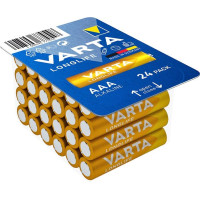 Батарейка Varta AAA Longlife лужна * 24 (04103301134)