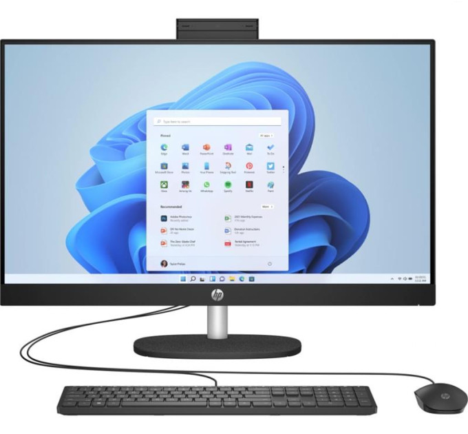 HP Комп'ютер HP 27-cr1009ua AiO / Ultra5 125U, 16, 512, WiFi, кл+м (D3SB6EA)