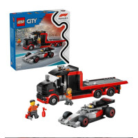 Конструктор LEGO City Вантажівка для демонстрації F1 із перегоновим автомобілем Audi F1 (60493)