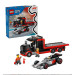 LEGO Конструктор LEGO City Вантажівка для демонстрації F1 із перегоновим автомобілем Audi F1 (60493)