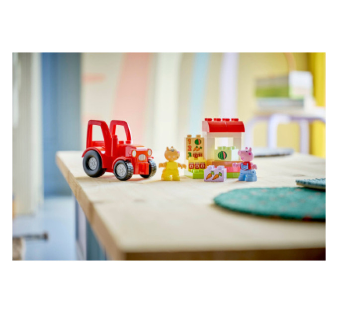 LEGO Конструктор LEGO DUPLO Peppa Pig Трактор і ринок (10468)