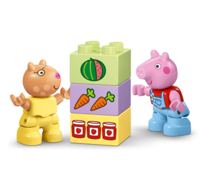 LEGO Конструктор LEGO DUPLO Peppa Pig Трактор і ринок (10468)