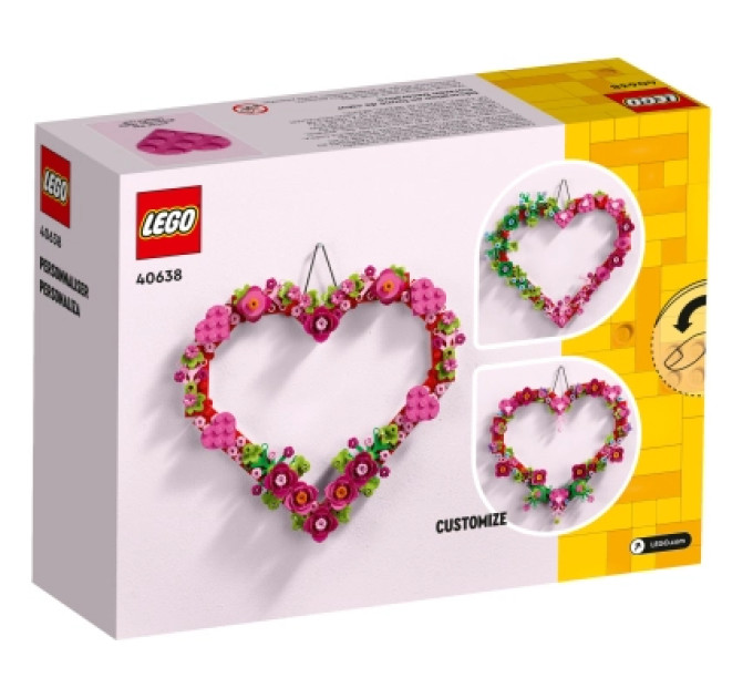 LEGO Конструктор LEGO Iconic Візерунок у вигляді серця (40638)