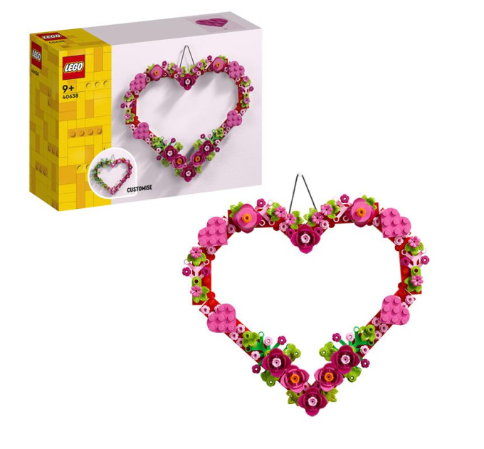 LEGO Конструктор LEGO Iconic Візерунок у вигляді серця (40638)