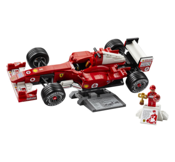 LEGO Конструктор LEGO Icons Ferrari F2004 and Michael Schumacher (11375)