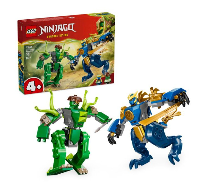 LEGO Конструктор LEGO Ninjago Битва робота дракона Джея (71853)