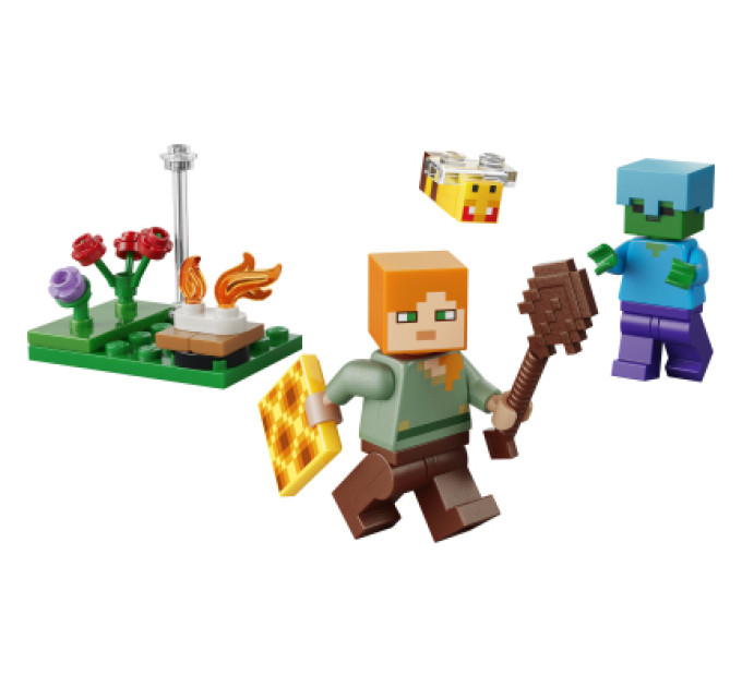 LEGO Конструктор LEGO recruitment Minecraft Конфлікт біля багаття Алекса (30732-)