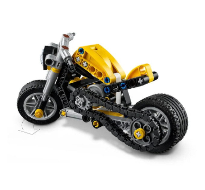 LEGO Конструктор LEGO Technic Жовтий мотоцикл (42225)