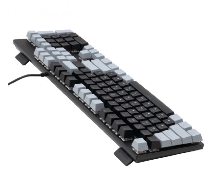 Клавіатура Vinga KBGM-090 LED Blue Switch USB Grey/Black (KBGM-090BL Grey/Black)