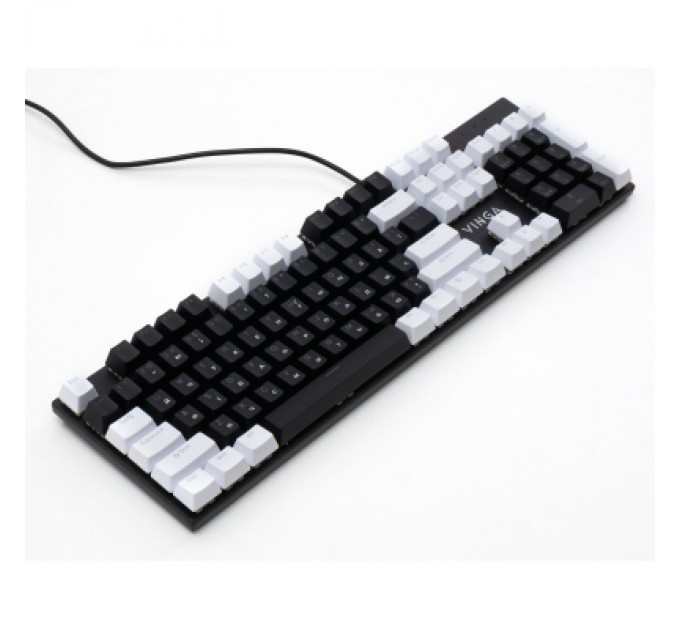 Клавіатура Vinga KBGM-095 LED Orange Switch USB White/Black (KBGM-095Y White/Black)