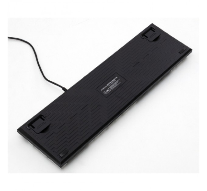 Клавіатура Vinga KBGM-095 LED Brown Switch USB White/Black (KBGM-095BR White/Black)