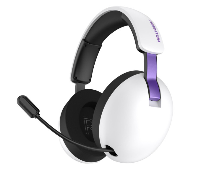 Hator Bluetooth-гарнiтура Hator Hellyberry HH30 Wireless White/Violet (HH30_wireless_WV)