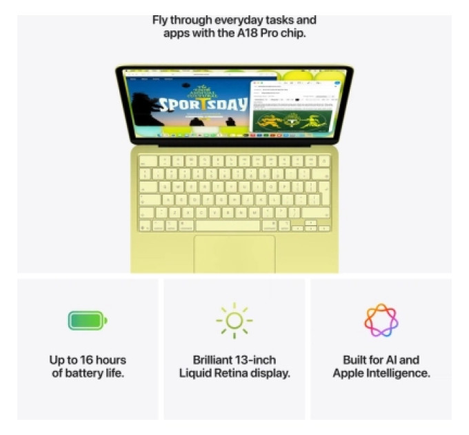 Apple Ноутбук Apple MacBook Neo A3404 (MHFA4UA/A)