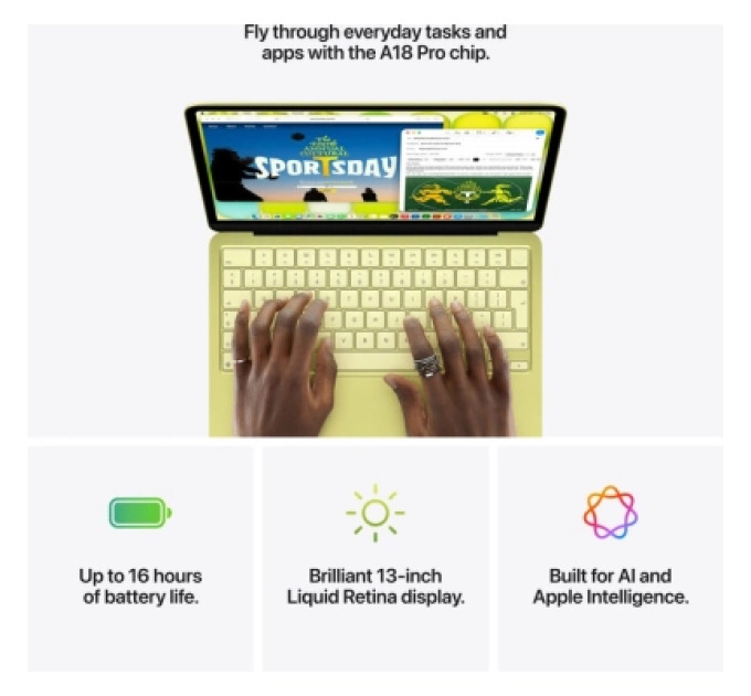Apple Ноутбук Apple MacBook Neo A3404 (MHFC4UA/A)