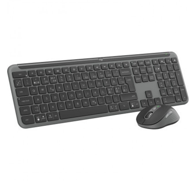 Logitech Комплект Logitech Signature Slim MK950 for Business Wireless/Bluetooth UA Graphite (920-012508)