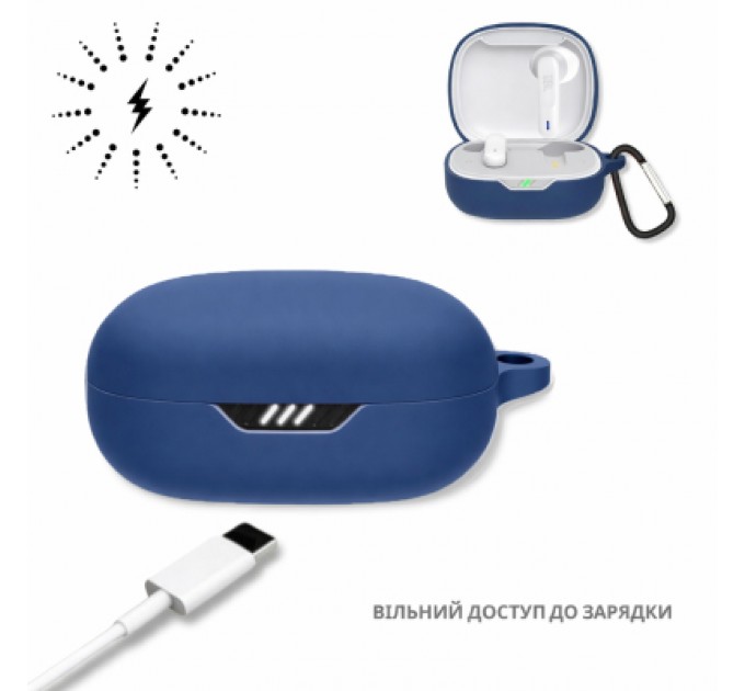 Чохол для навушників BeCover для JBL Wave Flex 2 Deep Blue (715028)