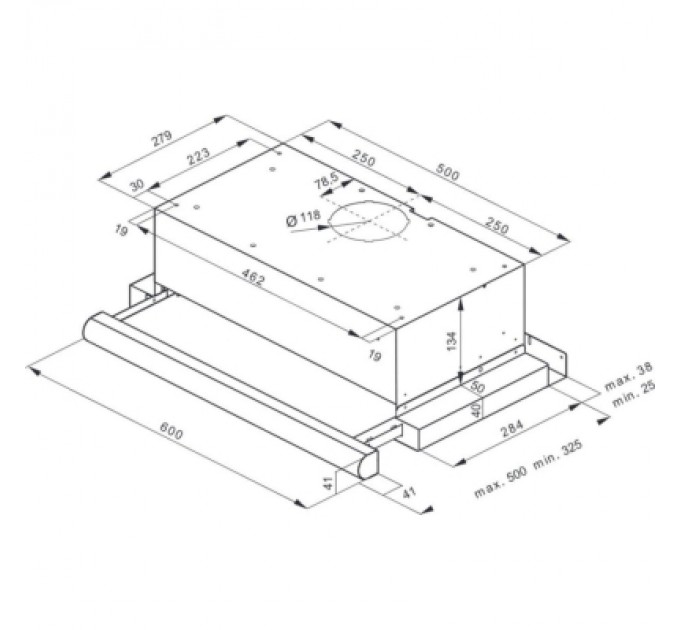 Витяжка кухонна Hansa OTS6251WH
