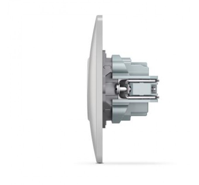 Розетка Videx BINERA 2ая із заземленням кремова (VF-BNSK1G-SS)