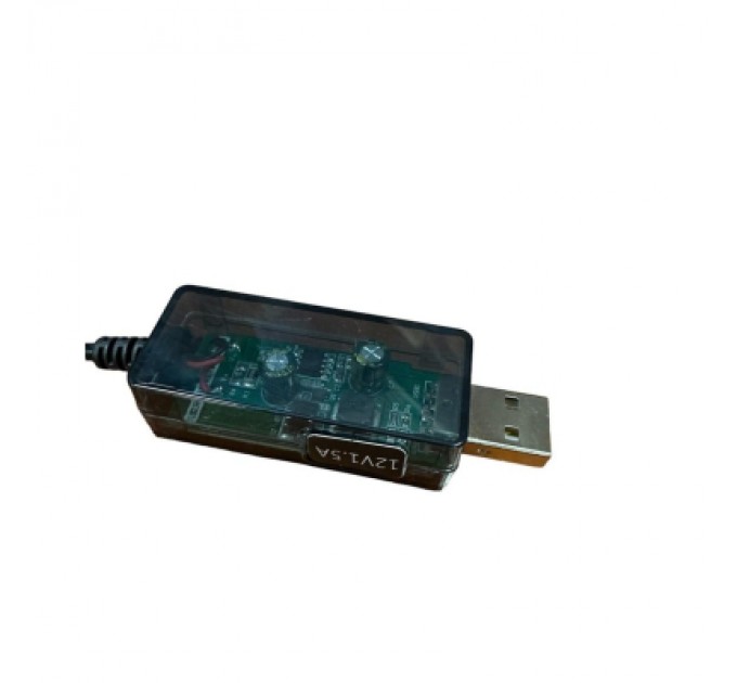 Кабель живлення USB to DC 5.5x2.1mm 0.8m 12V 1.5A XoKo (DC-5-12-1,5A)