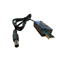 Кабель живлення USB to DC 5.5x2.1mm 0.8m 12V 1.5A XoKo (DC-5-12-1,5A)