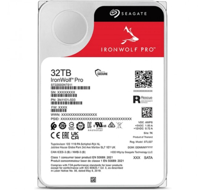 Жорсткий диск 3.5" 32TB Seagate (ST32000NT000)