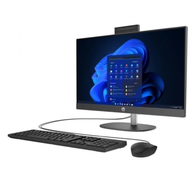 Комп'ютер HP ProOne 240 G10 AiO / Ultra5 125U, 8, 512, WiFi, кл+м (D10FBET)
