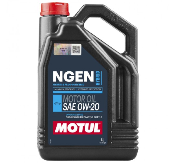 Моторна олива MOTUL NGEN Hybrid SAE 0W20 4л