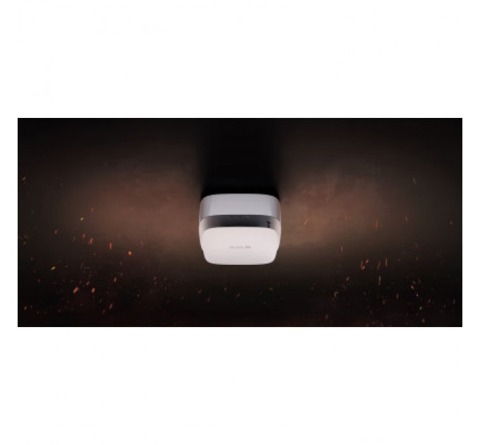 Датчик диму Ajax FireProtect 2 SB Heat/Smoke white