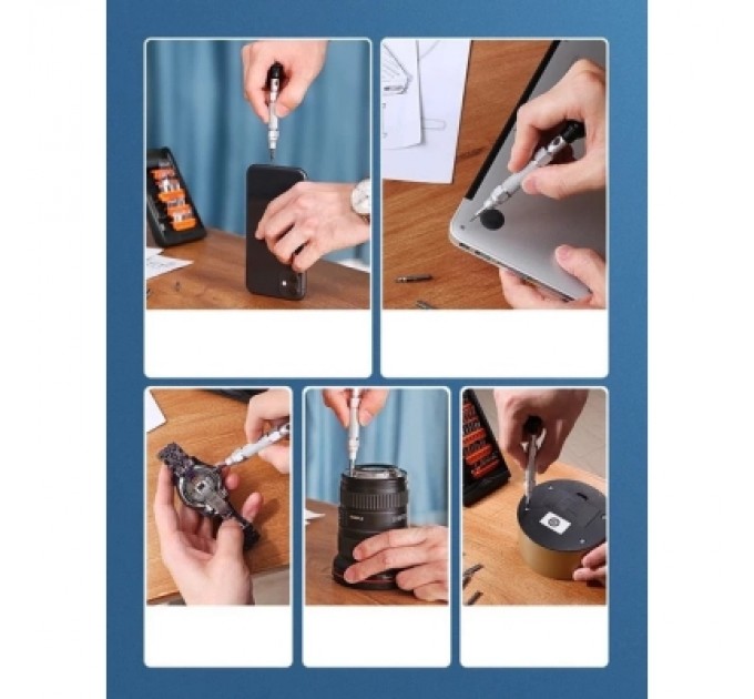 Набір викруток Ugreen CM372 38-in-1 Aluminum Alloy Screwdriver Set (80459)