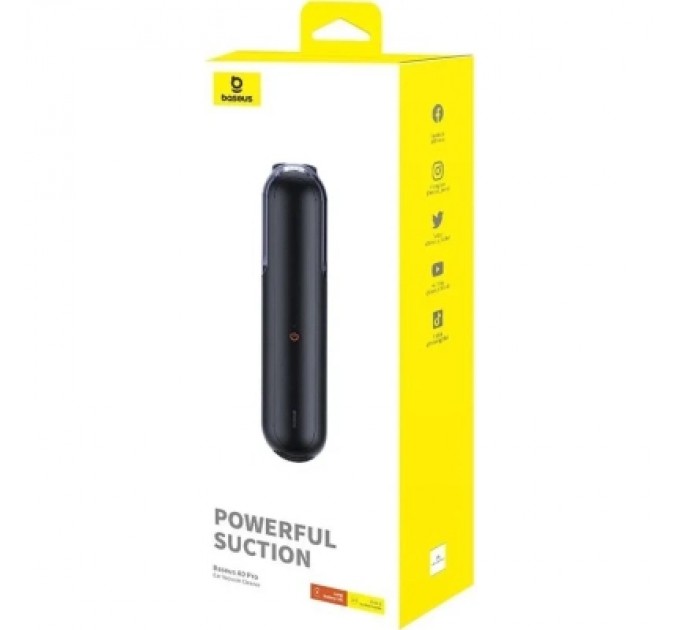 Пилосос Baseus A0 Pro Car Vacuum Cleaner Cluster Black (C30466500111-00)