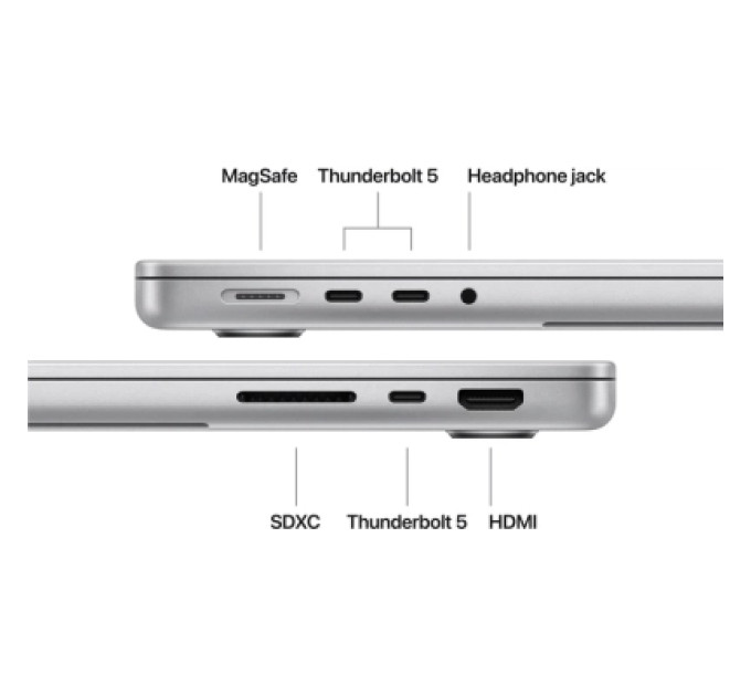 Apple Ноутбук Apple MacBook Pro 14 A3426 M5 Pro Silver (MJLV4UA/A)