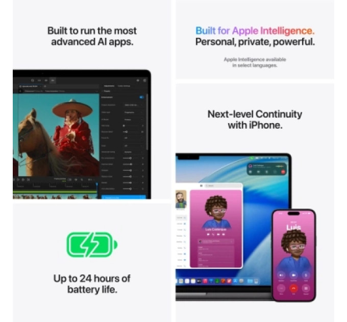 Apple Ноутбук Apple MacBook Pro 16 A3428 M5 Pro Space Black (MGEA4UA/A)