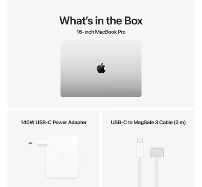 Apple Ноутбук Apple MacBook Pro 16 A3429 M5 Max Silver (MGE74UA/A)