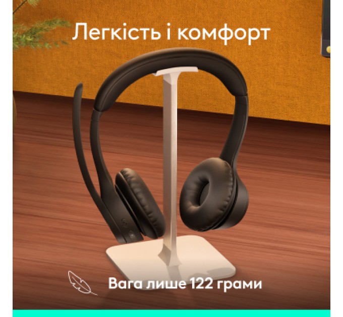 Logitech Навушники Logitech Zone 305 for Business Wireless/Bluetooth UC Black (981-001453)